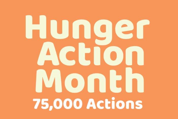 Join Feed My People in Taking 75,000 Actions This Hunger Action Month