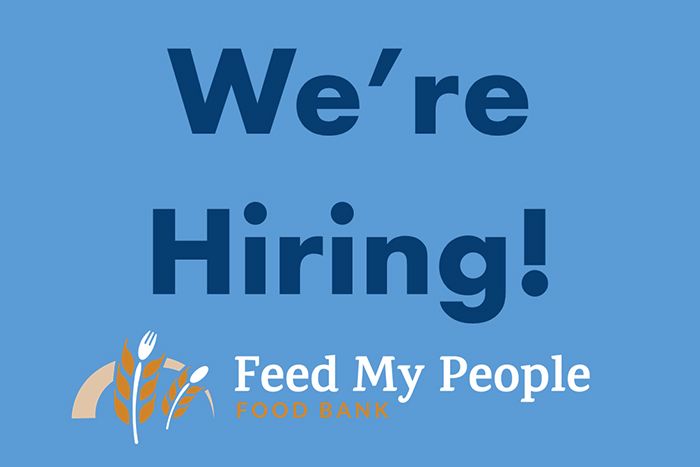 Align your passion for hunger-relief with a job at Feed My People!